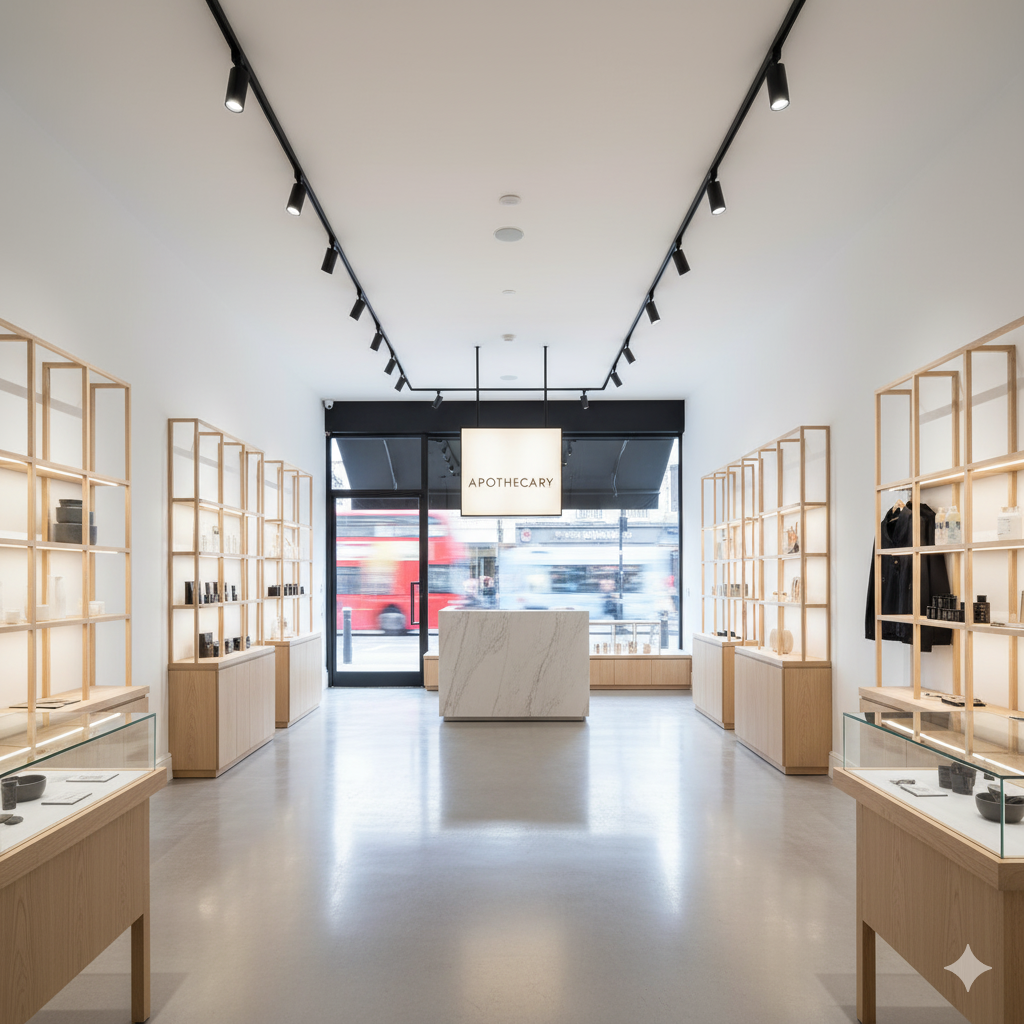 Commercial fit-out and shop refurbishment London - Retail space transformation by Phoenix SPLTD